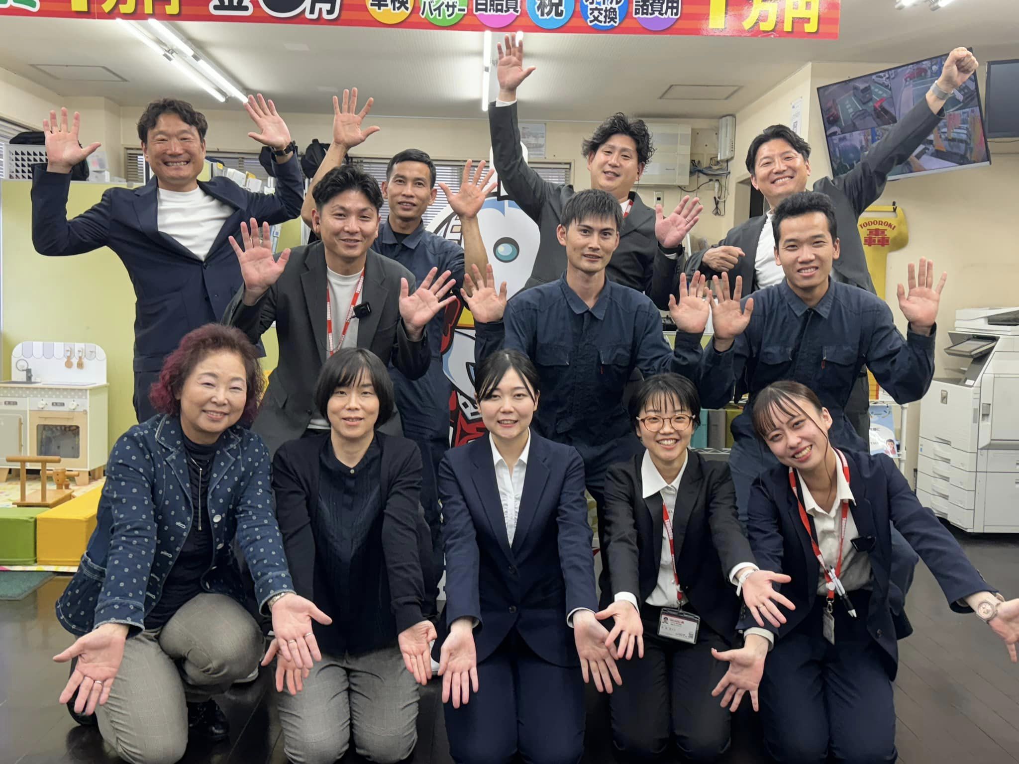 Team TODOROKIの集合写真